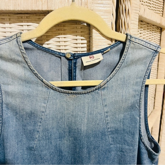 AG Adriano Goldschmied Ombré Denim Stretch Top - Size Large - Picture 7 of 10